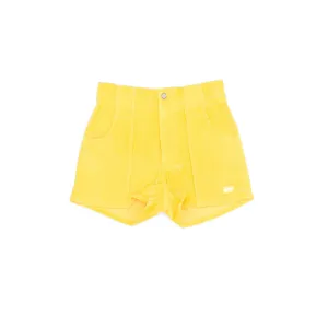 Corduroy Shorts in Yellow