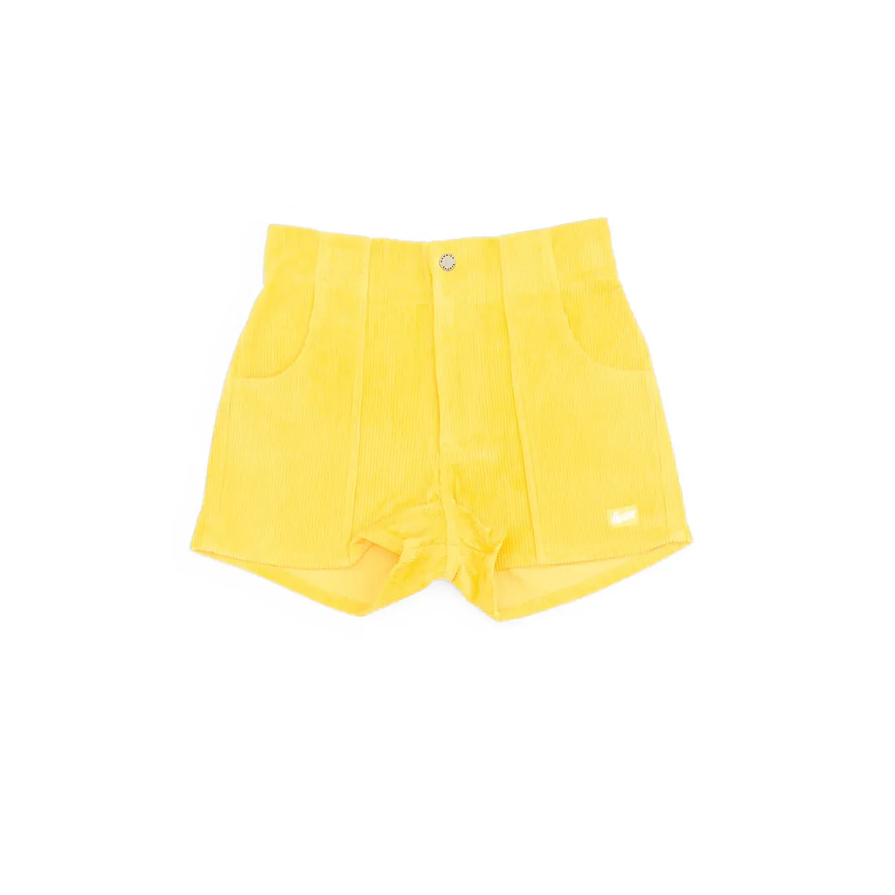 Corduroy Shorts in Yellow