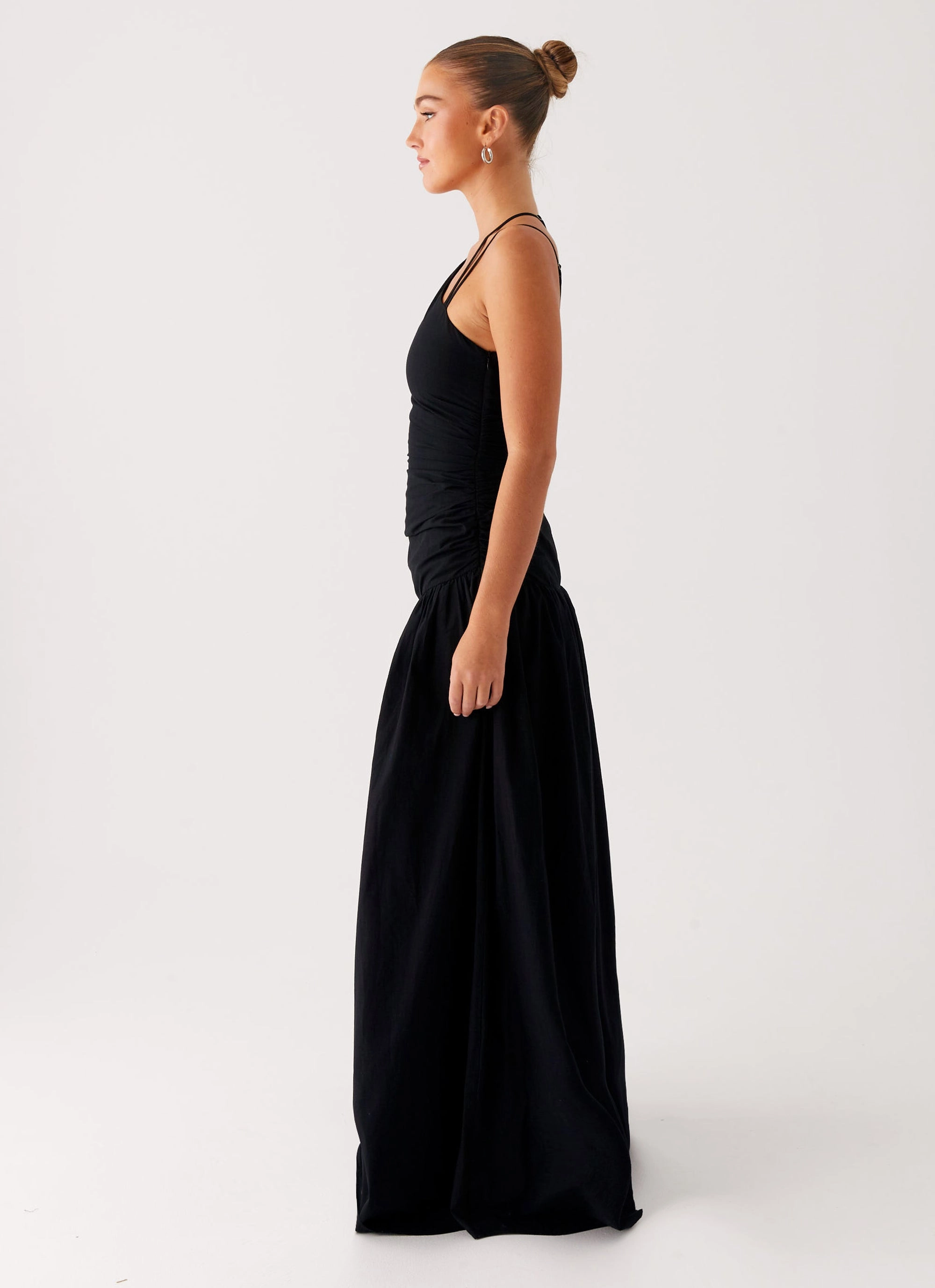 Cortez Maxi Dress - Black Basic Mood Lazy Pick