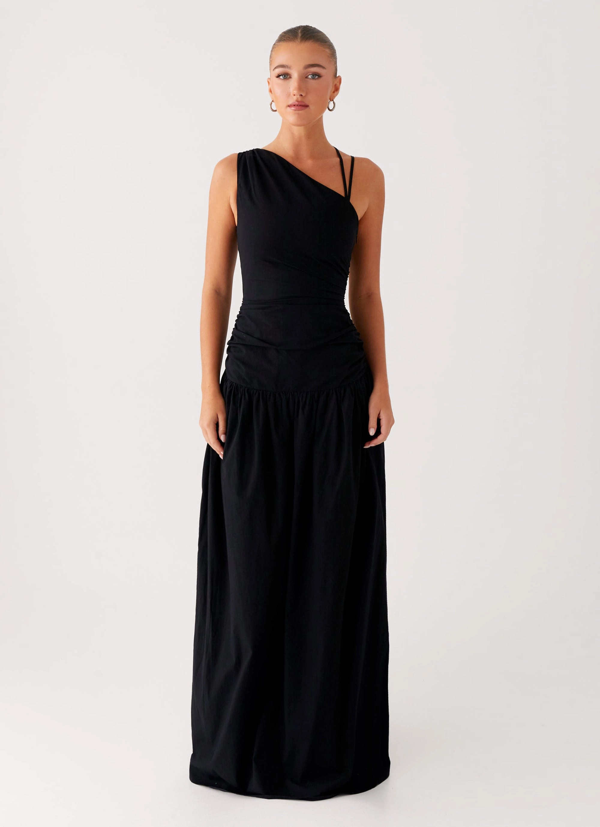Cortez Maxi Dress - Black Vibrant color Daily Confidence