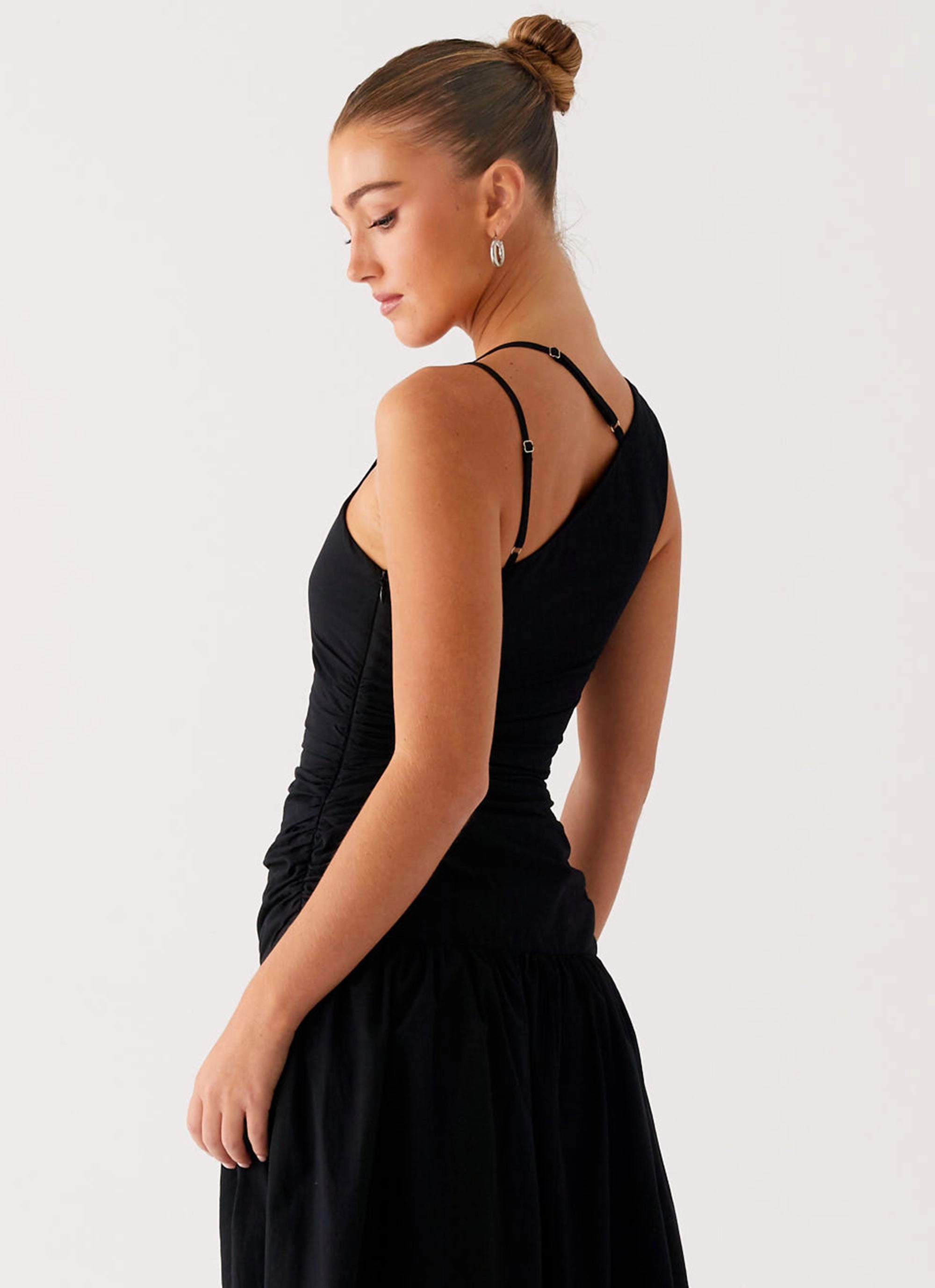 Cortez Maxi Dress - Black Pretty Glow Trendy Layer