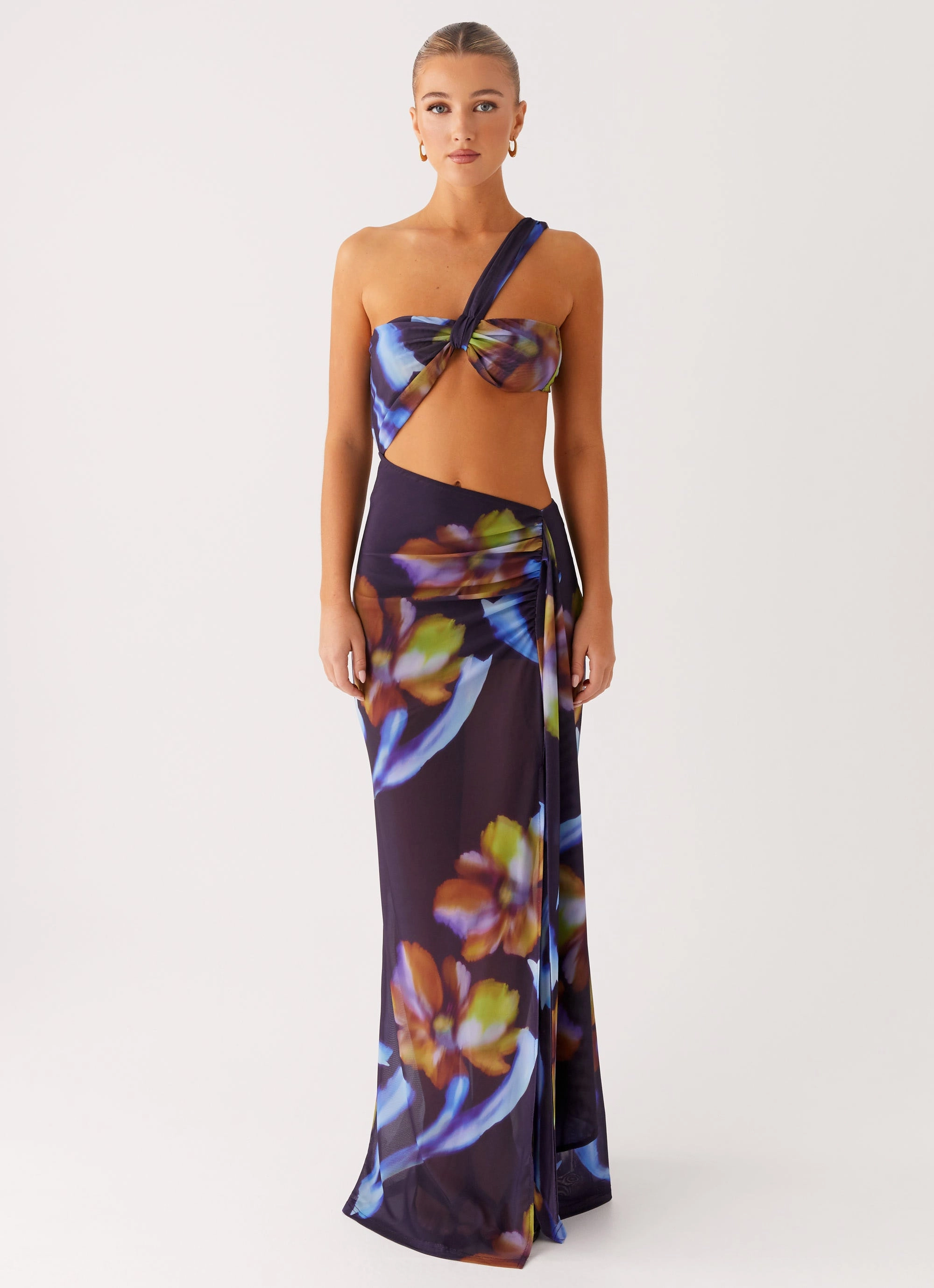Functional Style Body Ease Costa Rica Maxi Dress - Dark Floral