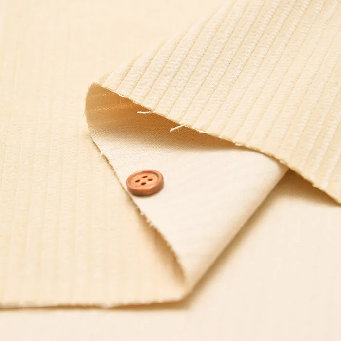 Cotton 6-Wale Corduroy Fabric - Solid Color