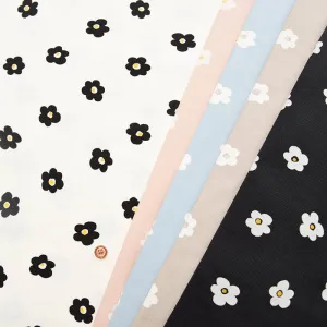 Cotton Shirt-Corduroy Printed Fabric - Flower
