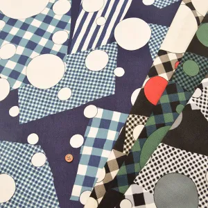 Cotton Shirt-Corduroy Printed Fabric - Patchwork