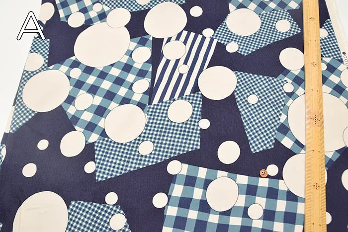 Cotton Shirt-Corduroy Printed Fabric - Patchwork