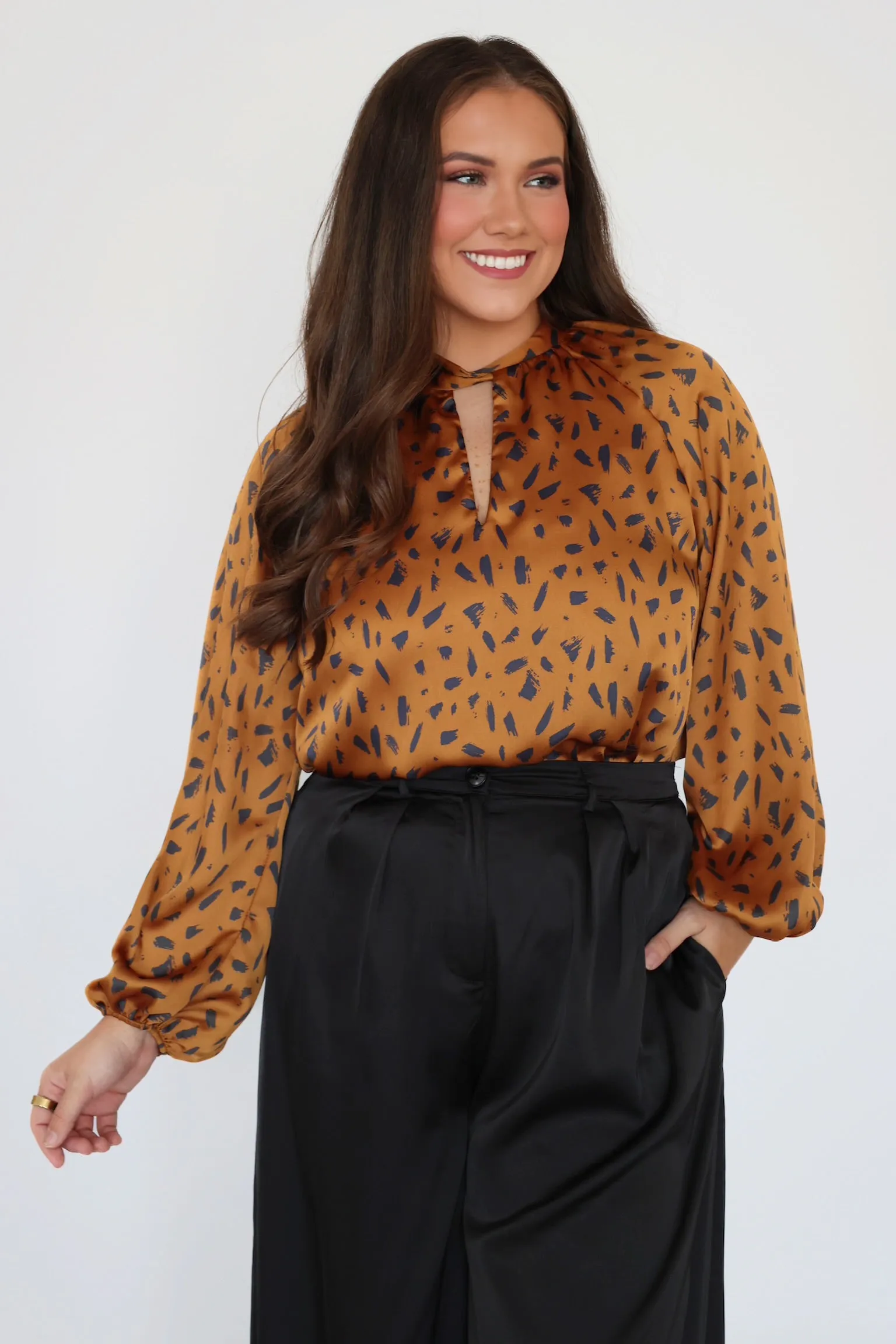 SublimatedPrint Courtney Blouse(FINAL SALE)