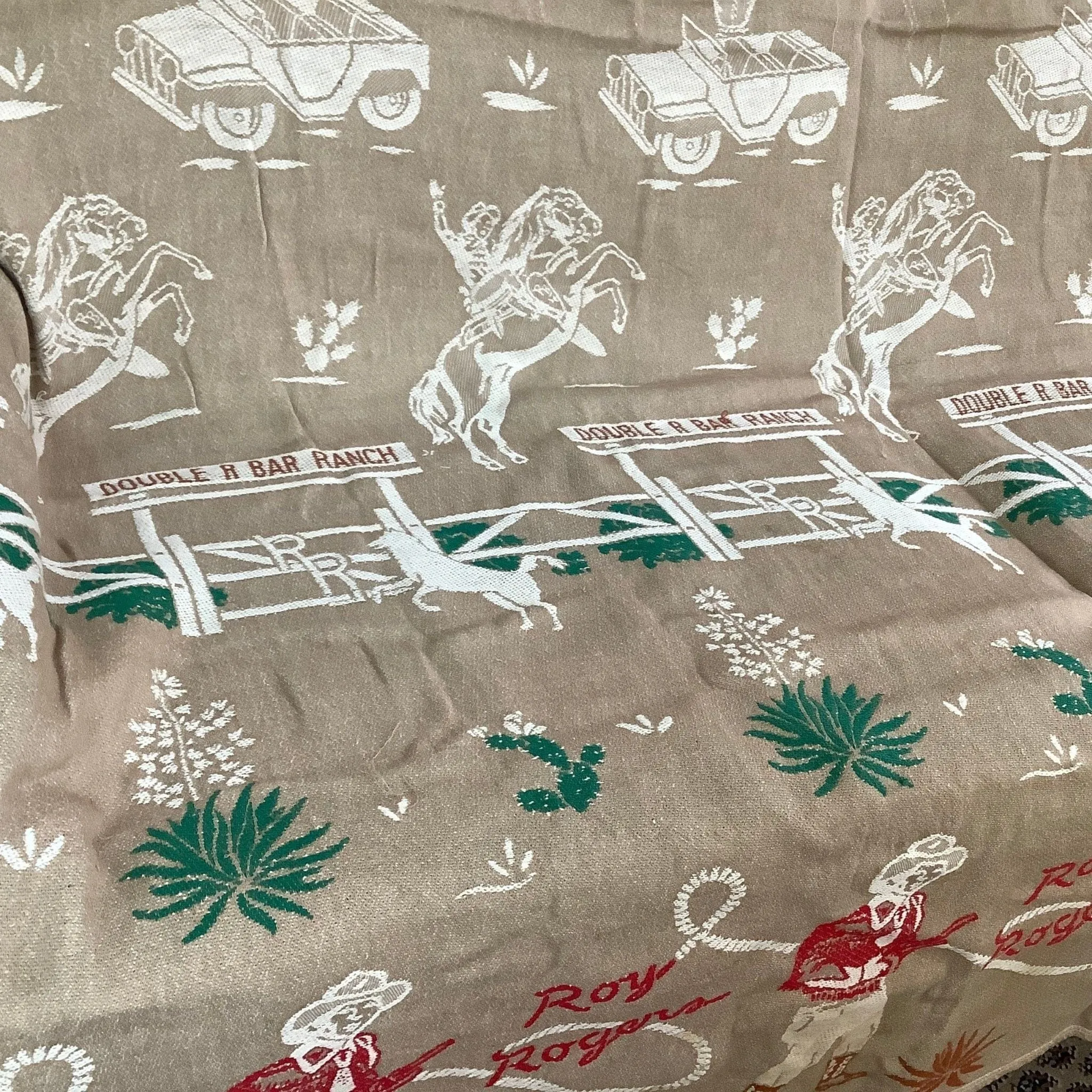 Cowboy Themed Bedspread