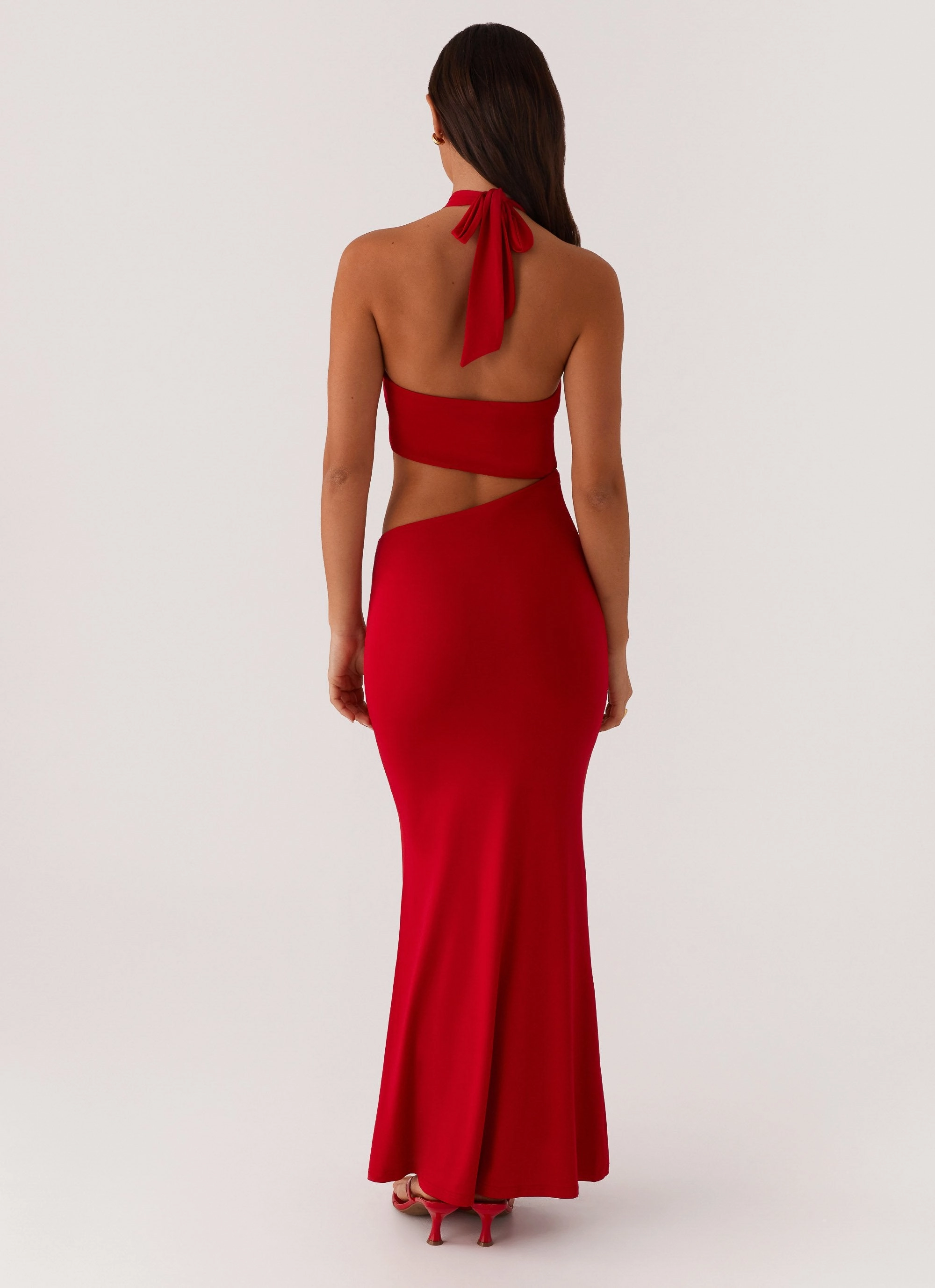 Its Obvious Maxi Dress - Red Designer-Label