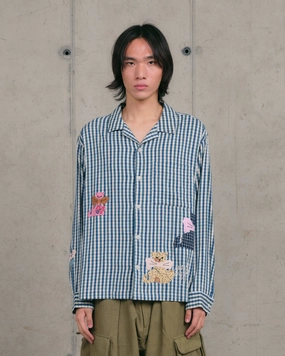 Greetings Shirt LS - Check Tales Mood Focused