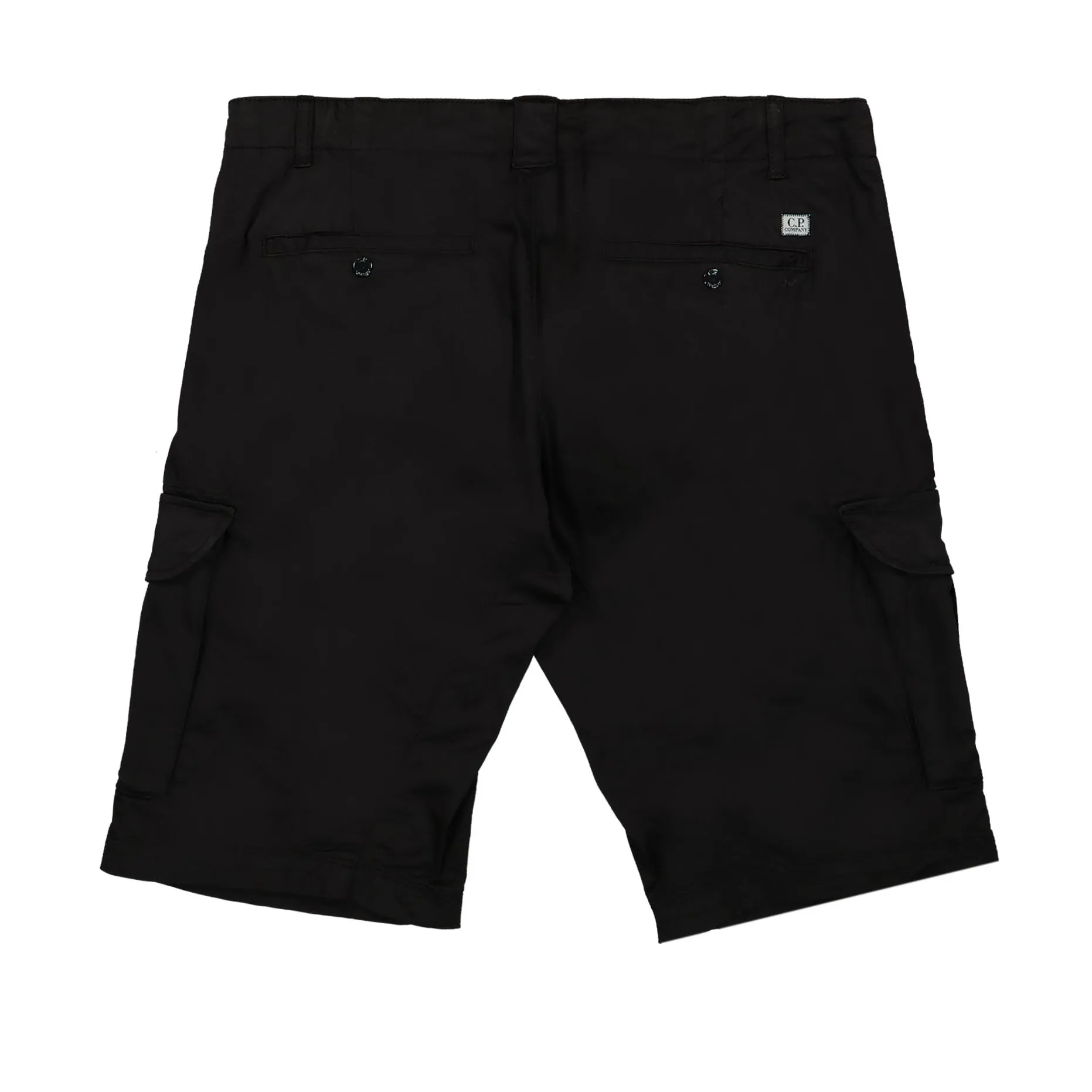C.P. Company Regular Fit Stretch Sateen Cargo Shorts