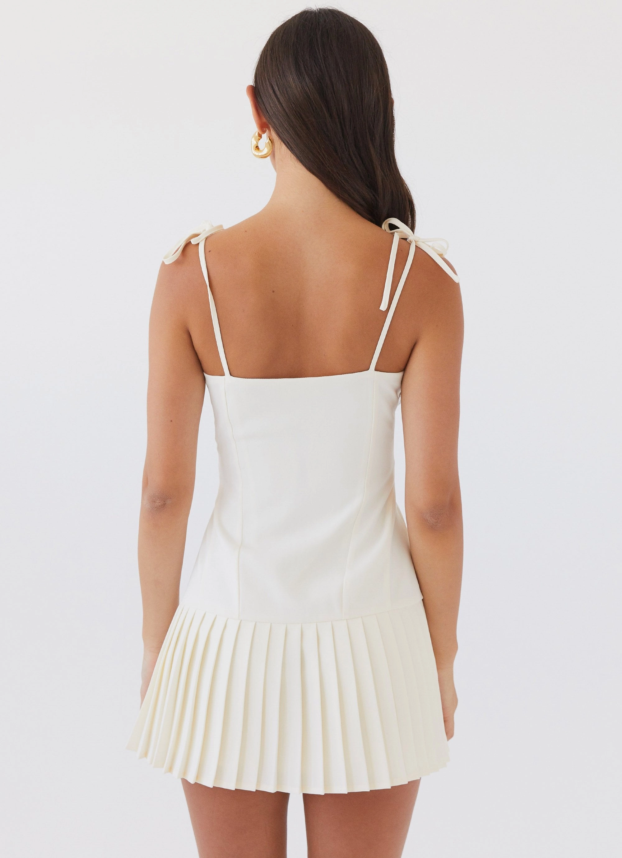 Love Seeker Corset Mini Dress - Ivory Daily Casual