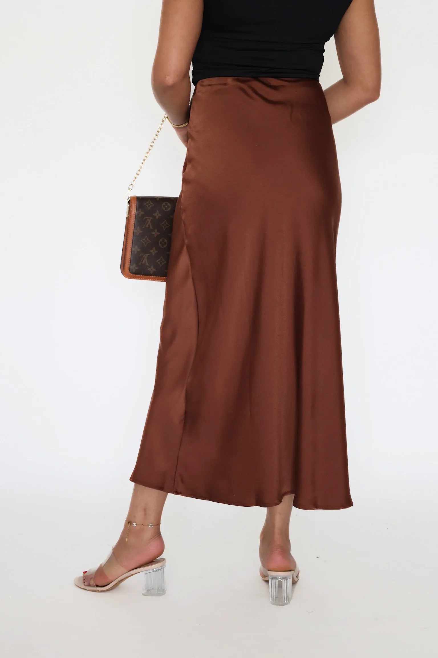 MachineWashable Slim Fit Design Creme Brulee Skirt