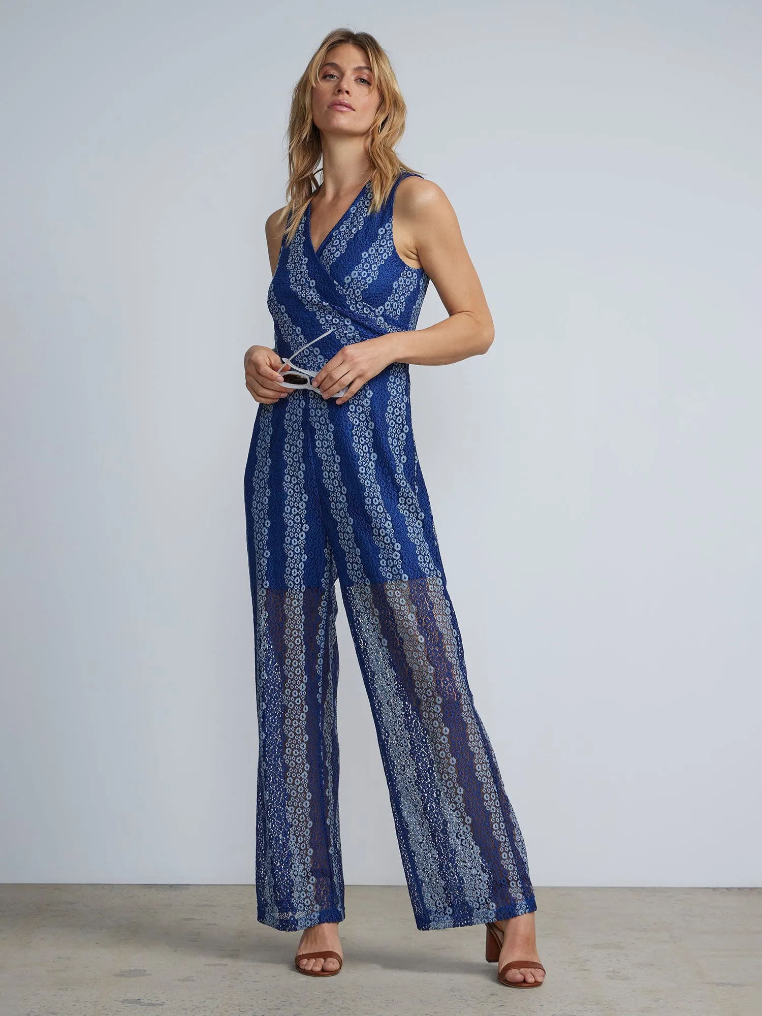 Crochet Overlay Jumpsuit