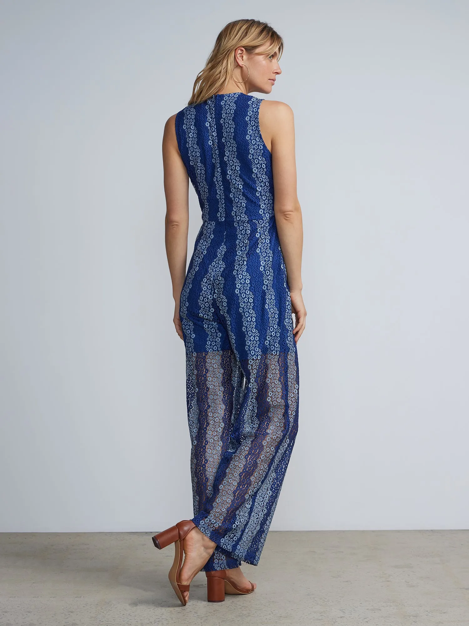 Crochet Overlay Jumpsuit