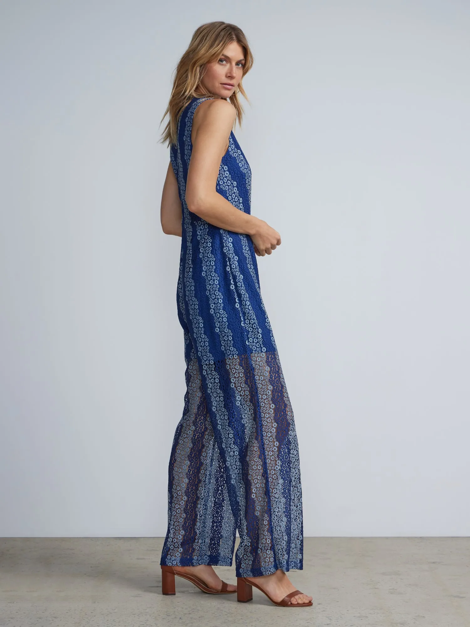 Crochet Overlay Jumpsuit