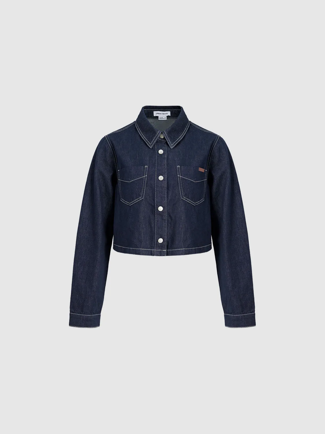 Cropped Denim Shirts