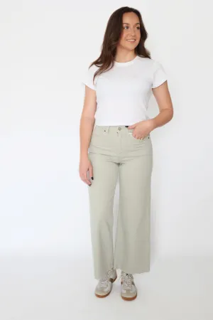 Crosley Wide Leg- Olive Breathable Layer Urban Cool