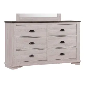 Crown Mark Coralee 6-Drawer Dresser B8130-1