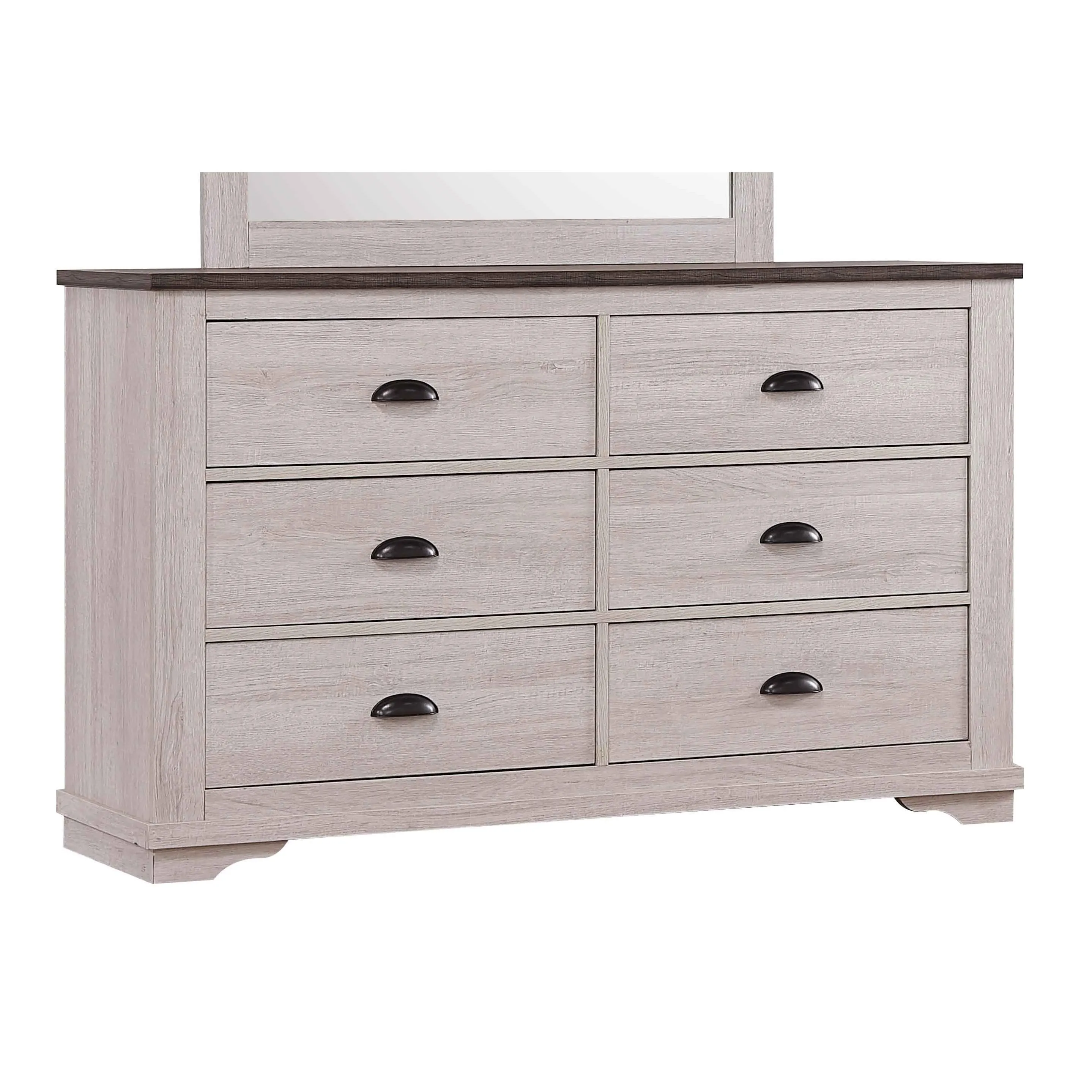 Crown Mark Coralee 6-Drawer Dresser B8130-1