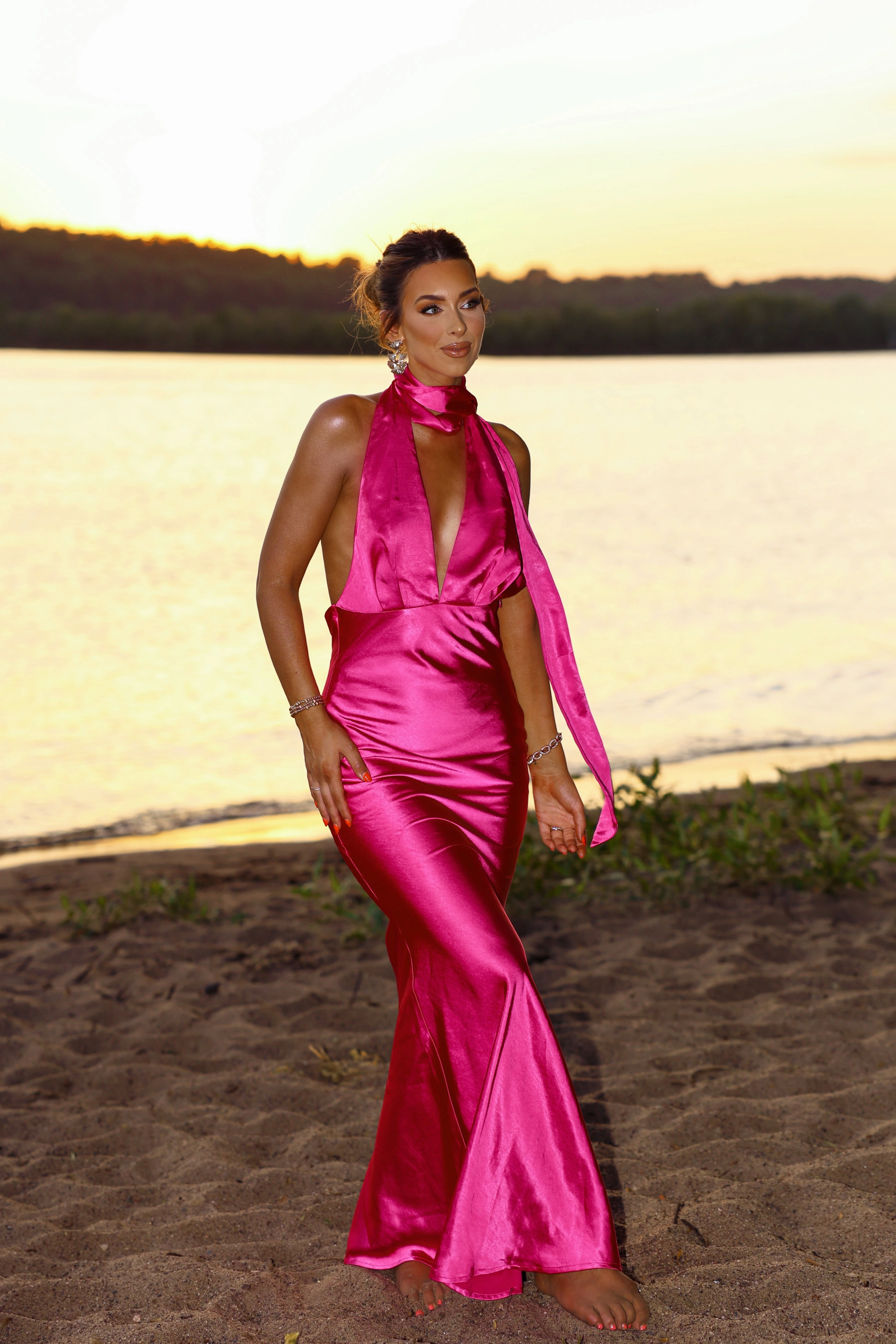 Evening Chic Crown Jewel Dress