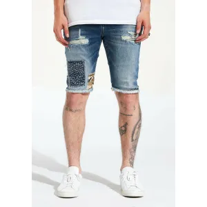 Crysp Denim Blue Patch - PRAISE SHORT (CRYSP222-135)