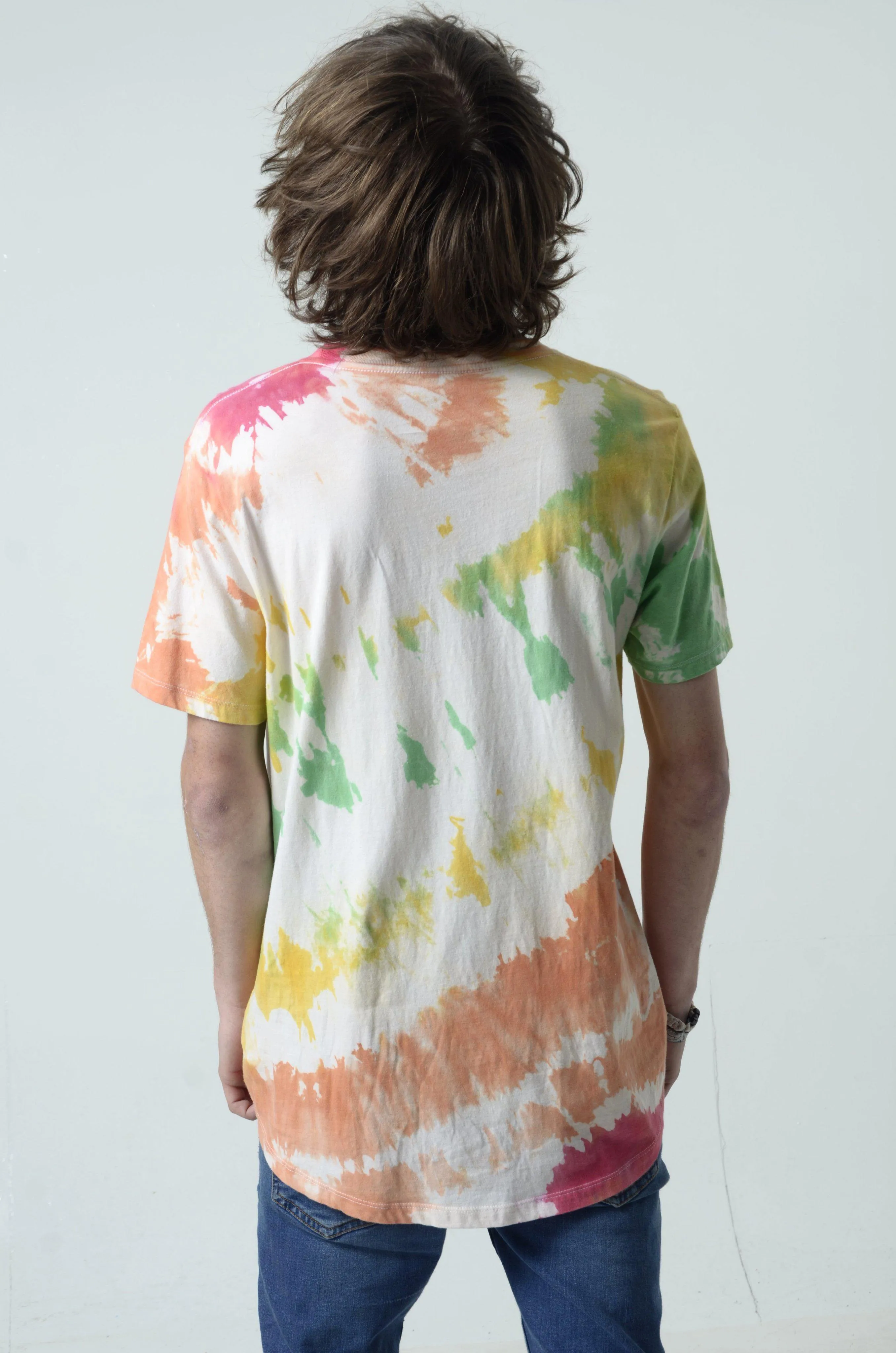 Custom Classic Panda Tie Dye Unisex Long Tee