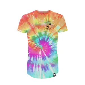 Custom Classic Panda Tie Dye Unisex Long Tee