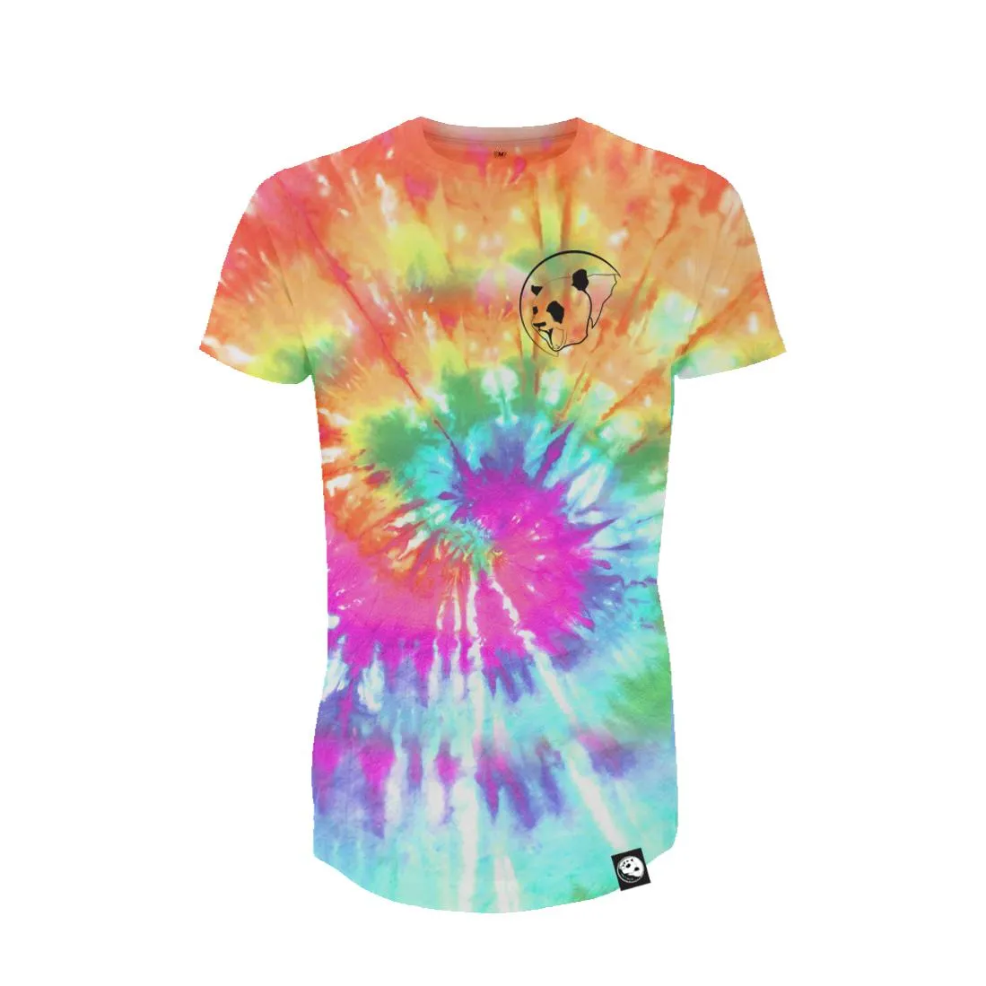Custom Classic Panda Tie Dye Unisex Long Tee