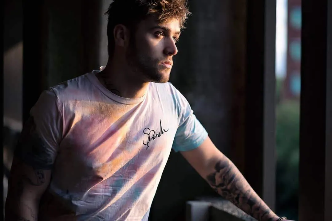Custom Organic SPanda Tie Dye Unisex Long Tee