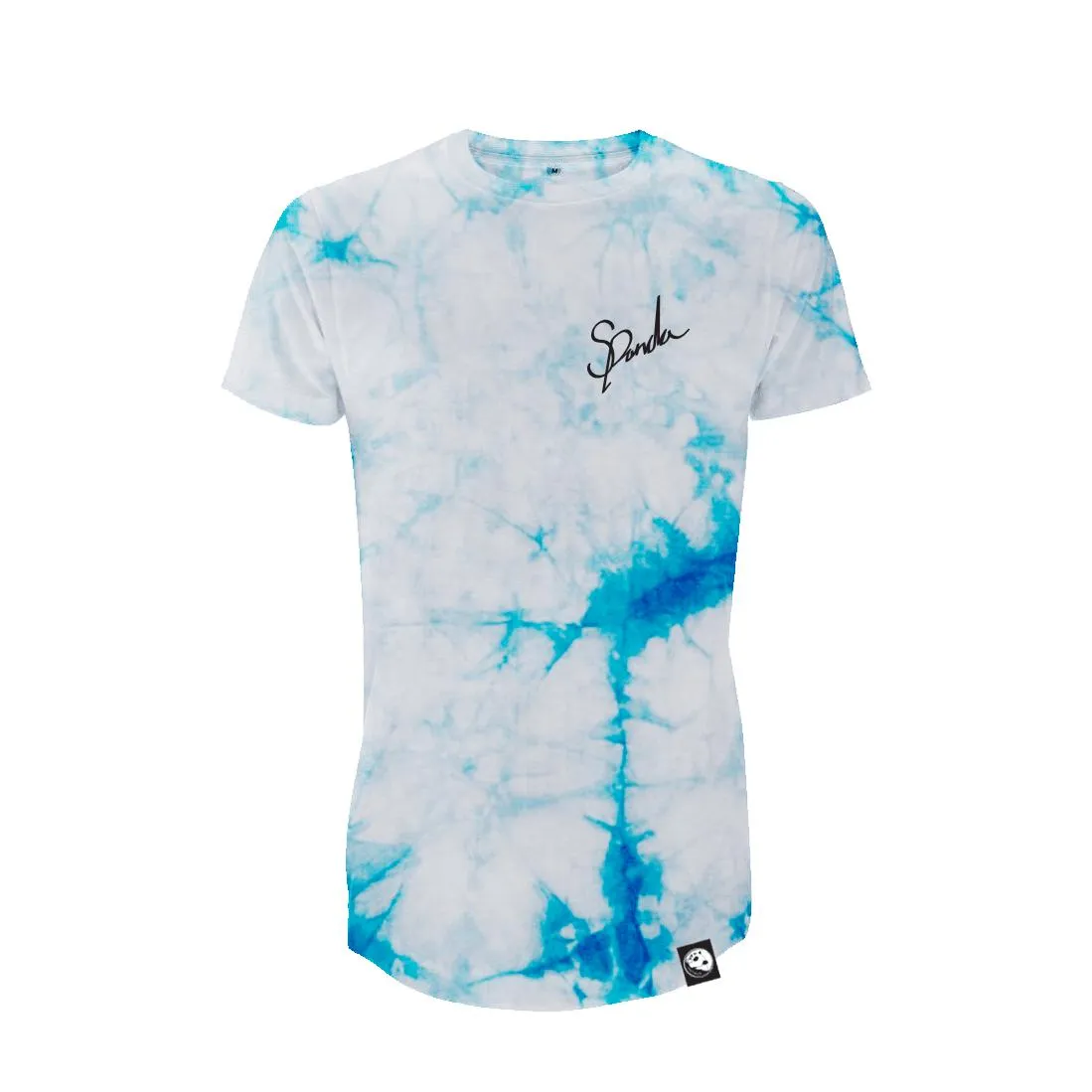 Custom Organic SPanda Tie Dye Unisex Long Tee
