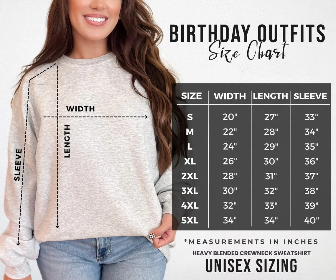 Custom YEAR Embroidered Varsity Crewneck - Embroidery Crewneck- Custom Embroidery - Personalized Sweatshirt - Embroidered Number Sweatshirt