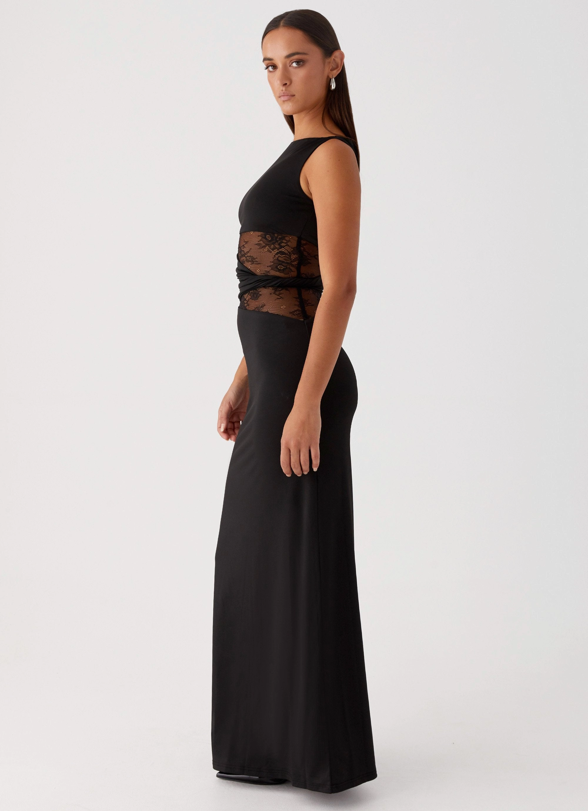 Linen Love Karma Maxi Dress - Black