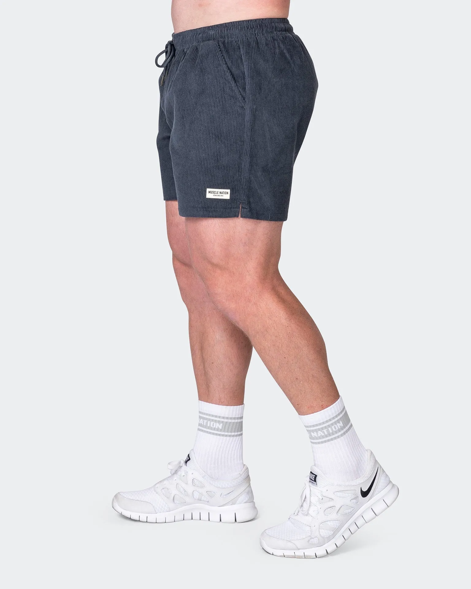 Daily Corduroy Shorts - Thunder
