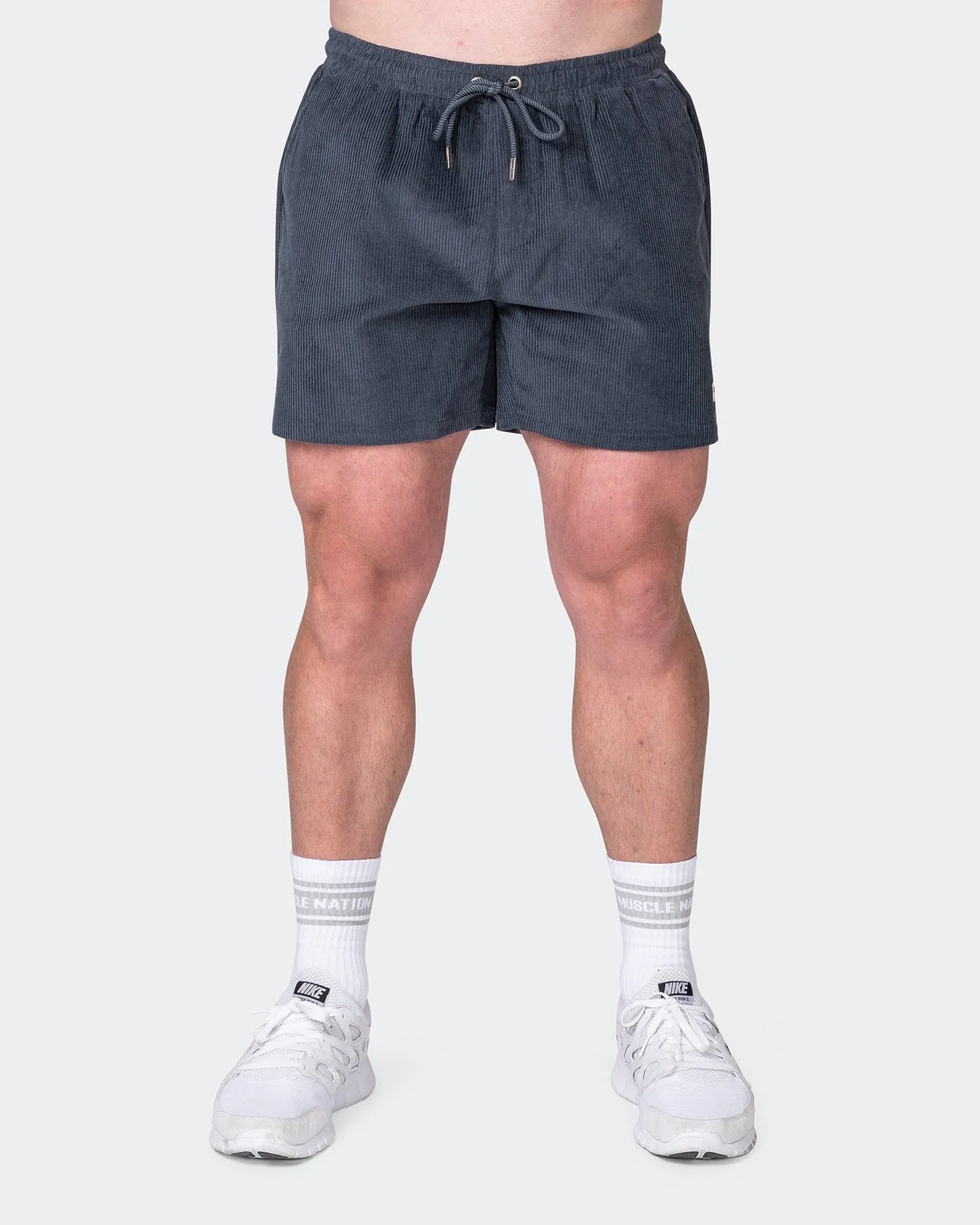 Daily Corduroy Shorts - Thunder