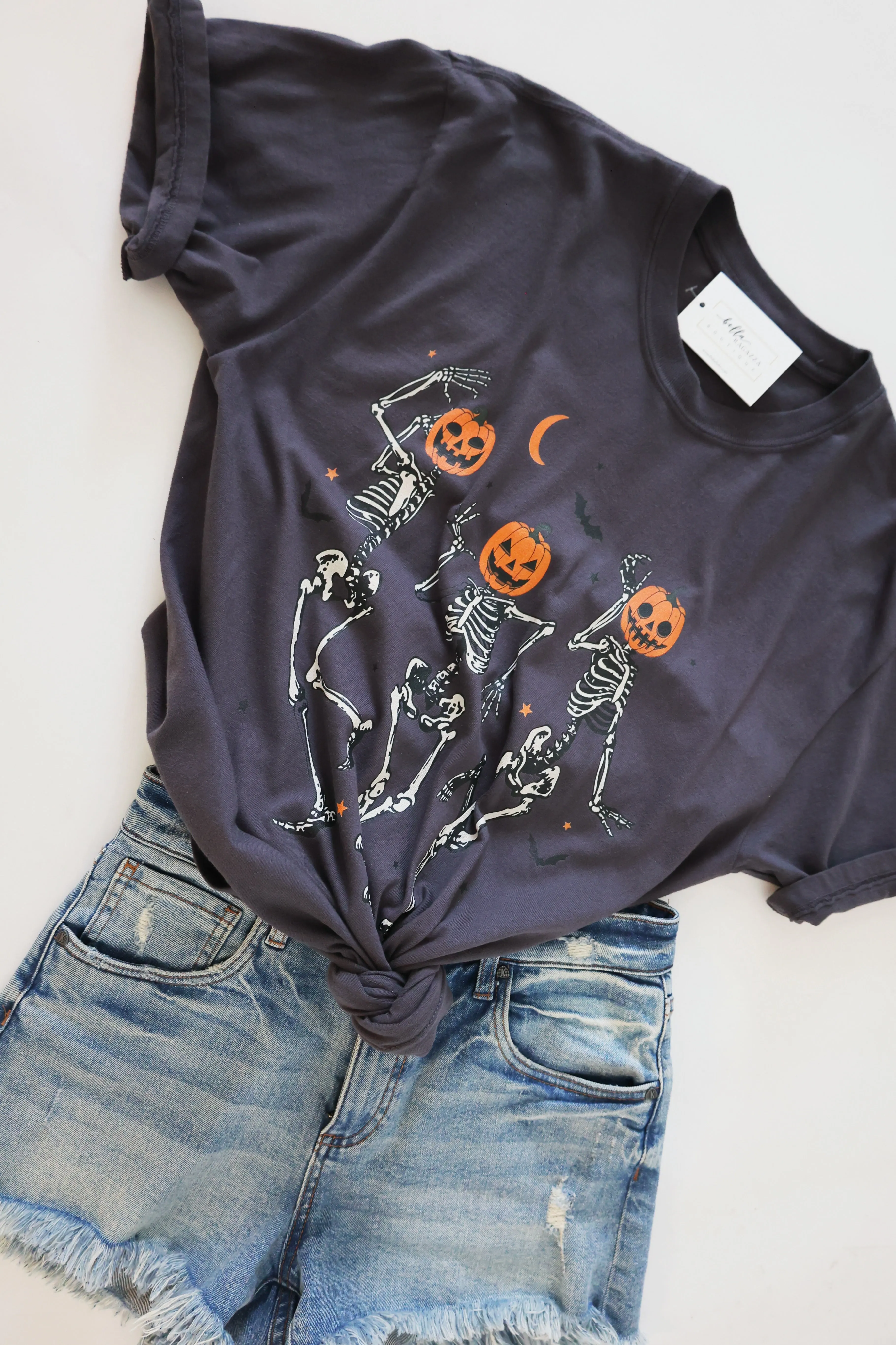 ConvertibleStyle Dancing Skeleton Pumpin Tee