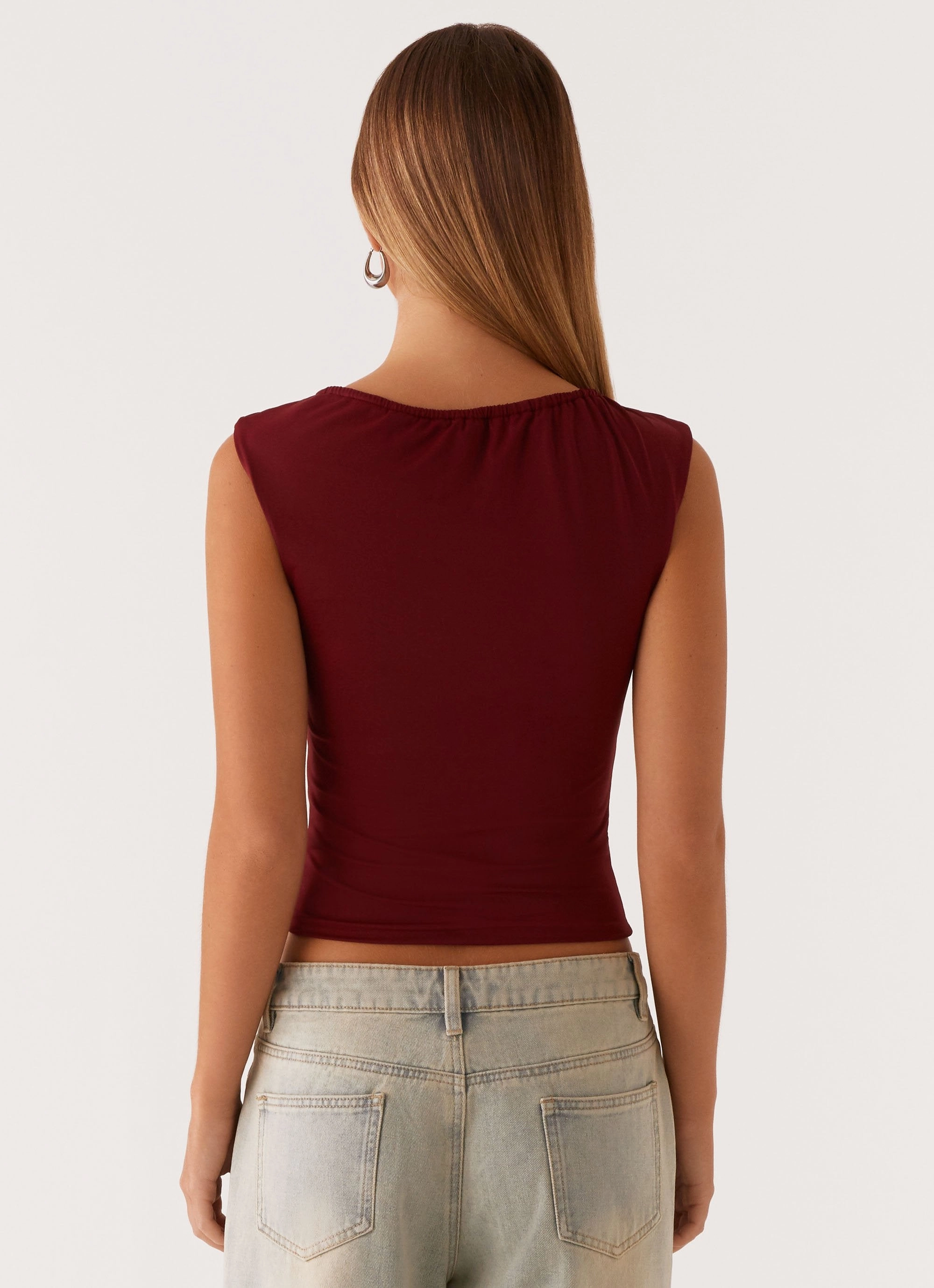 FlexibleCuffs Darlee Tank Top - Mulberry