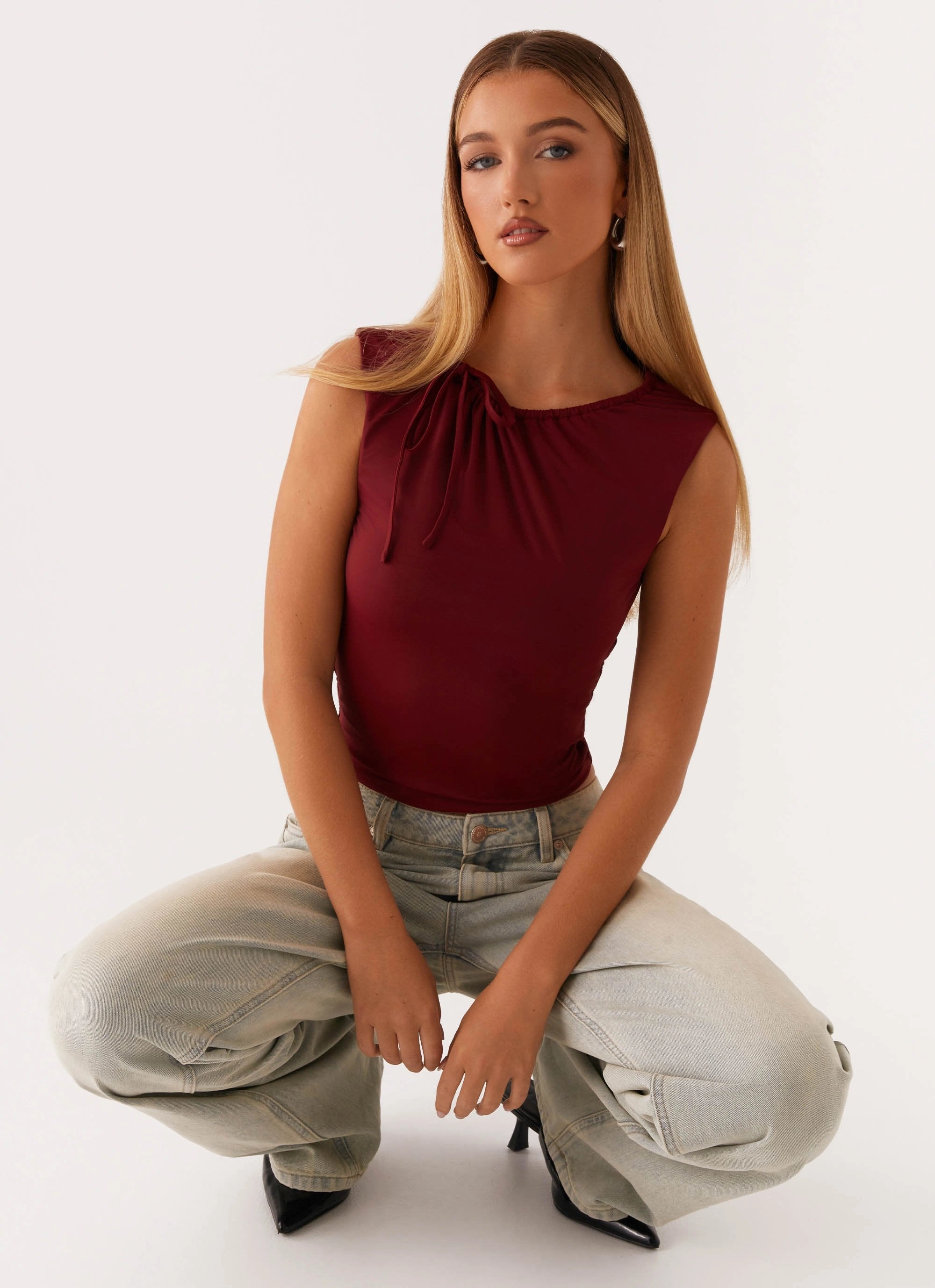 Chic Tee Darlee Tank Top - Mulberry