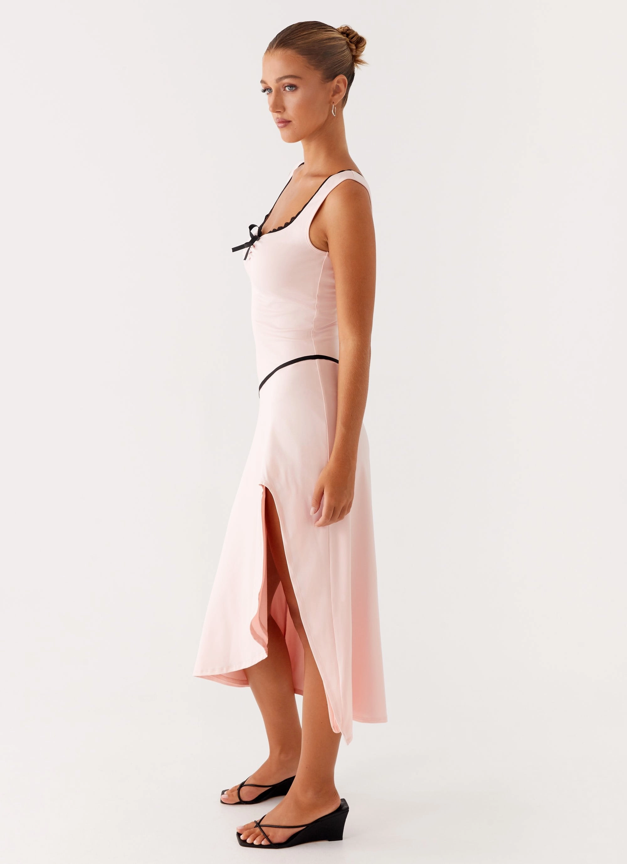 Darlene Midi Dress - Pink Relax Layers Travel-Style