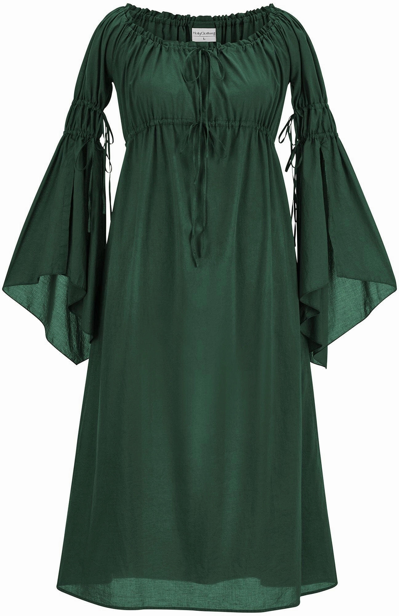 Oona Maxi Chemise Limited Edition Greens breathable fabric dress Daily Option