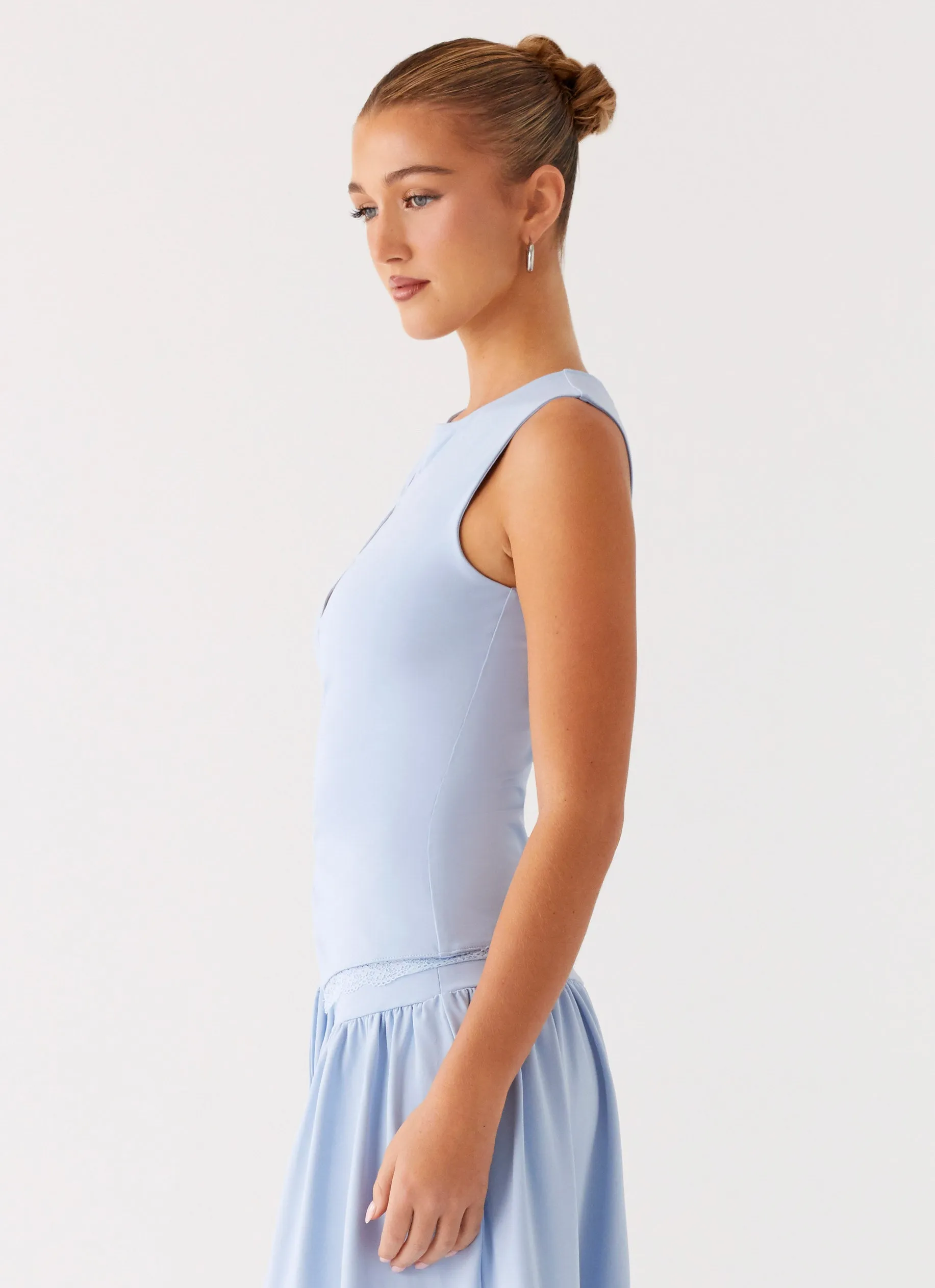 SoftFeel Fabric Dawn Drift Top - Blue