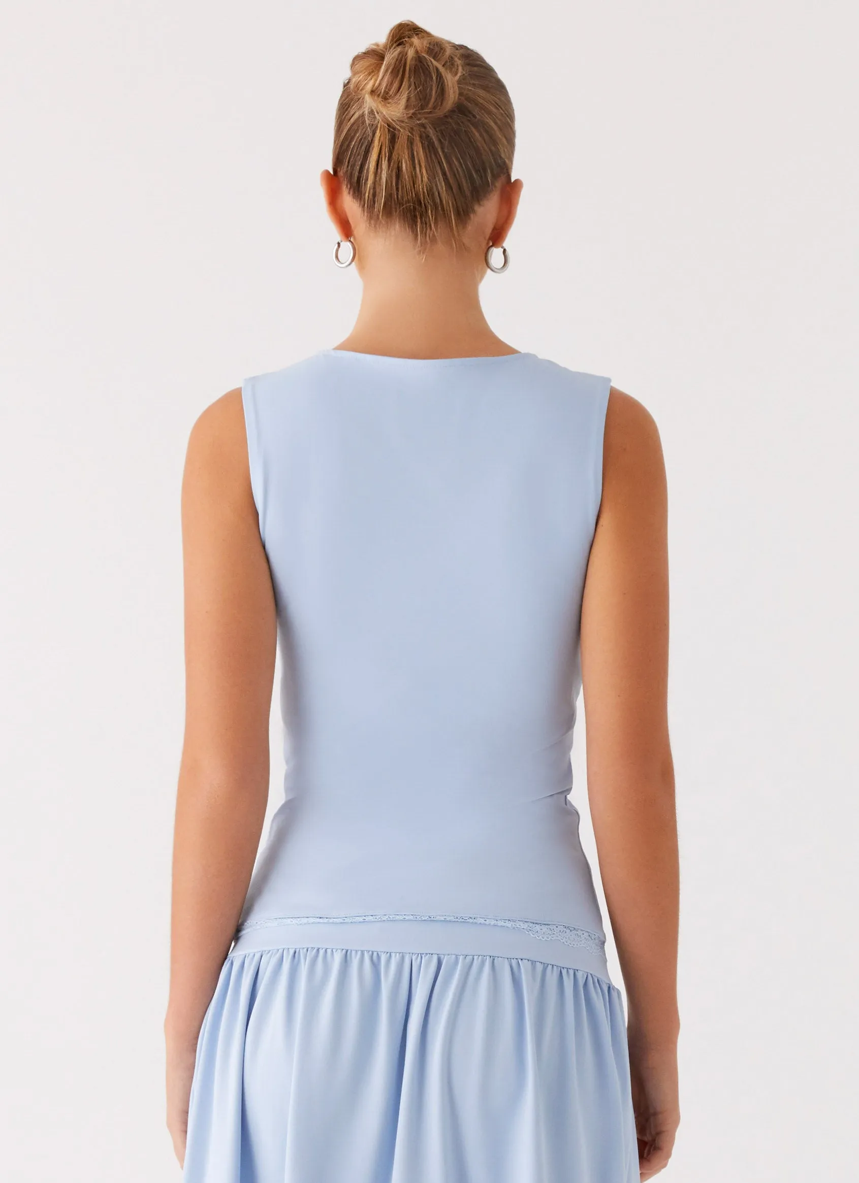 Dawn Drift Top - Blue RecycledPolyesterBlend