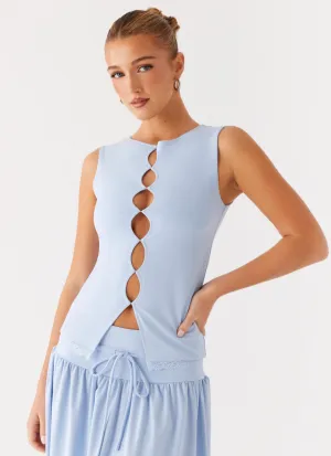 SlipResistant Dawn Drift Top - Blue