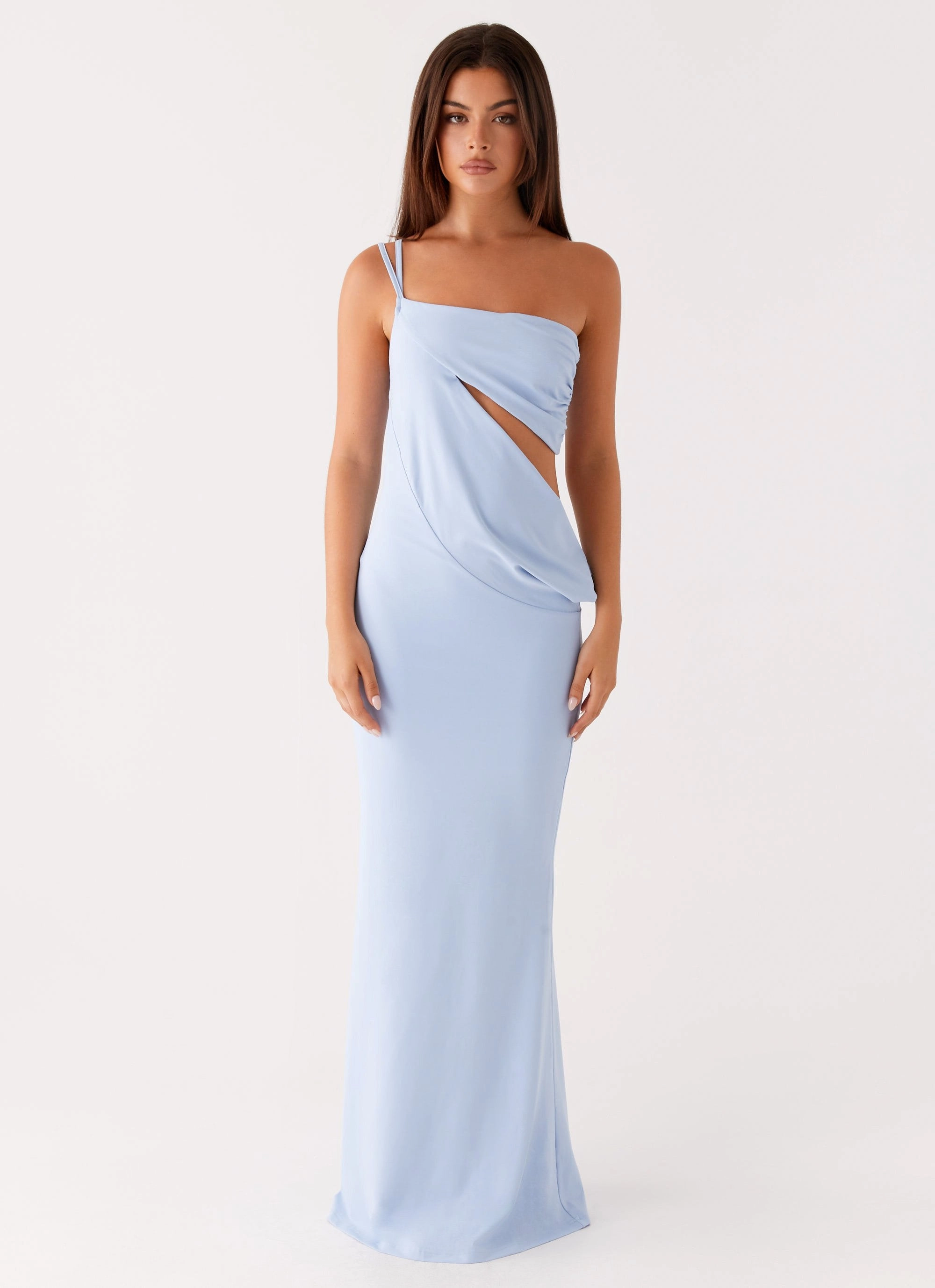 monochrome Dani Maxi Dress - Blue