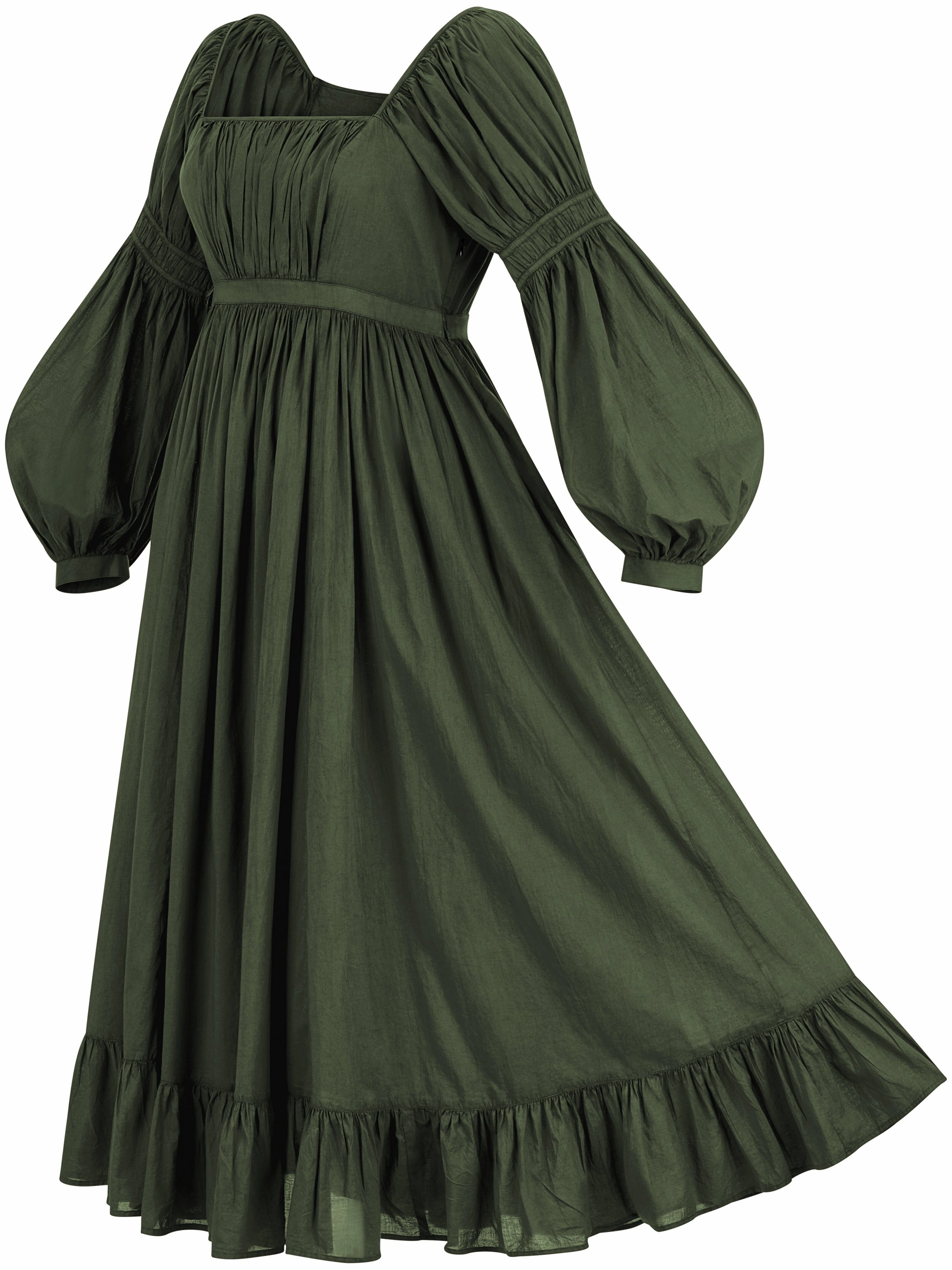 Odette Maxi Limited Edition Moss Green Open Back Chill Wear