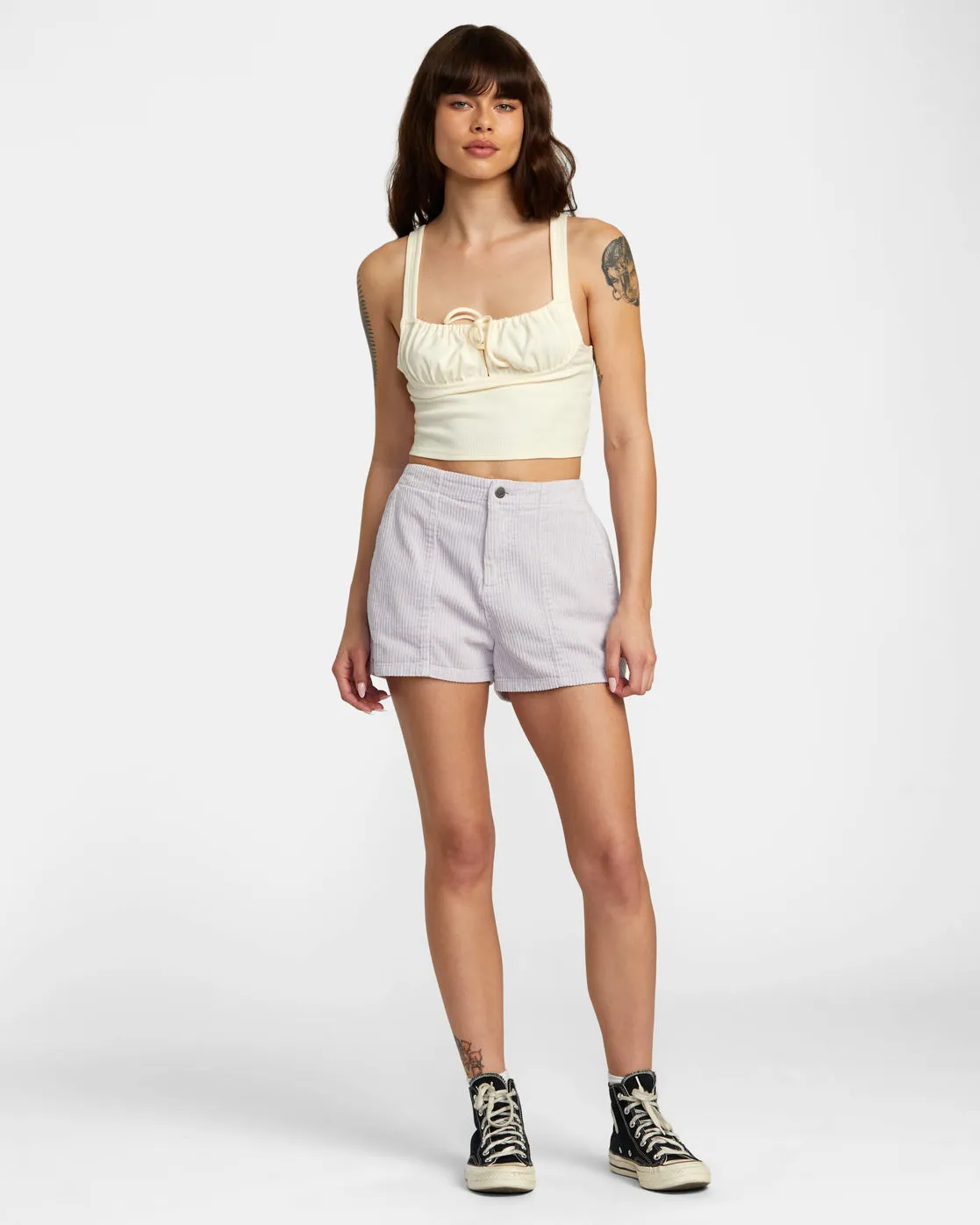 Daylight Corduroy Shorts - Fog