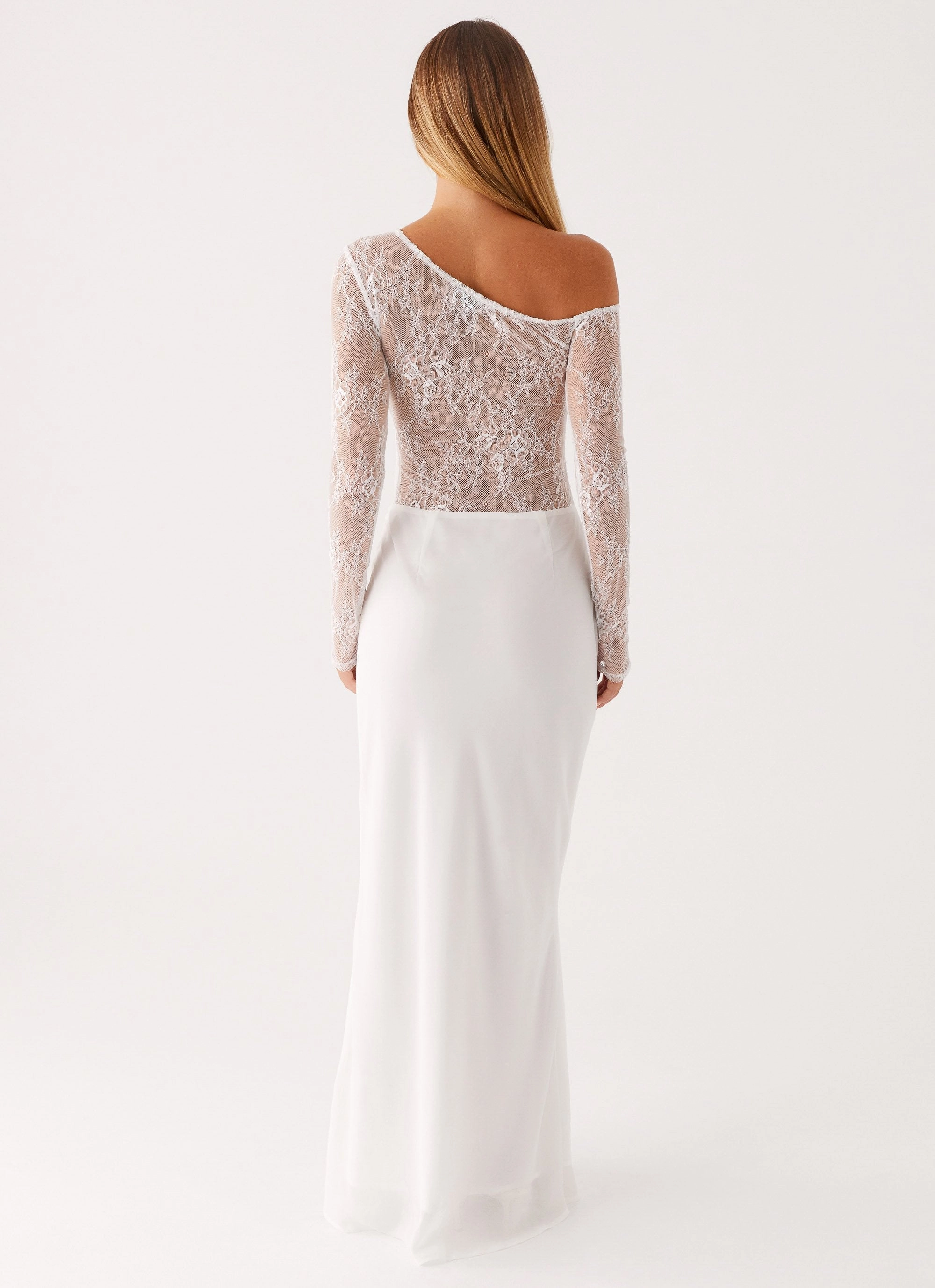 Take Your Time Maxi Dress - White Fresh Energy Texture Soft