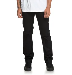 DC Men's Worker Straight Chino Pant Black EDYNP03136