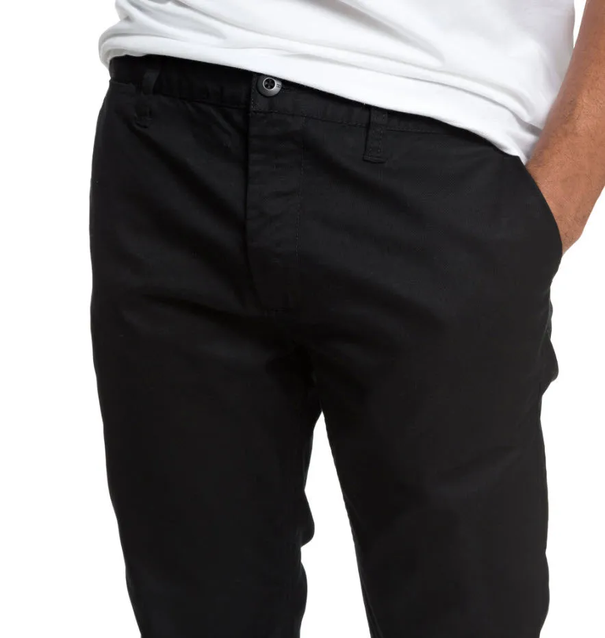 DC Men's Worker Straight Chino Pant Black EDYNP03136