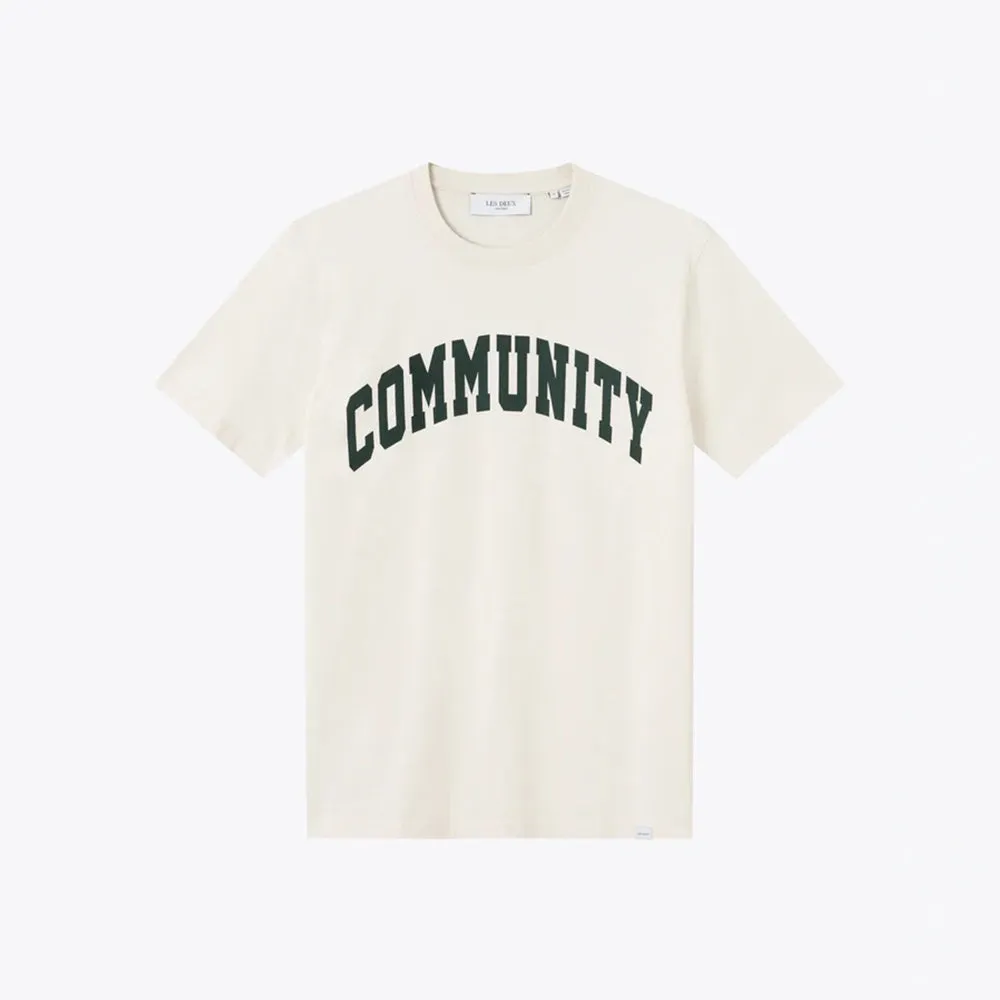 Deacon T-Shirt (Ivory   Pine Green)